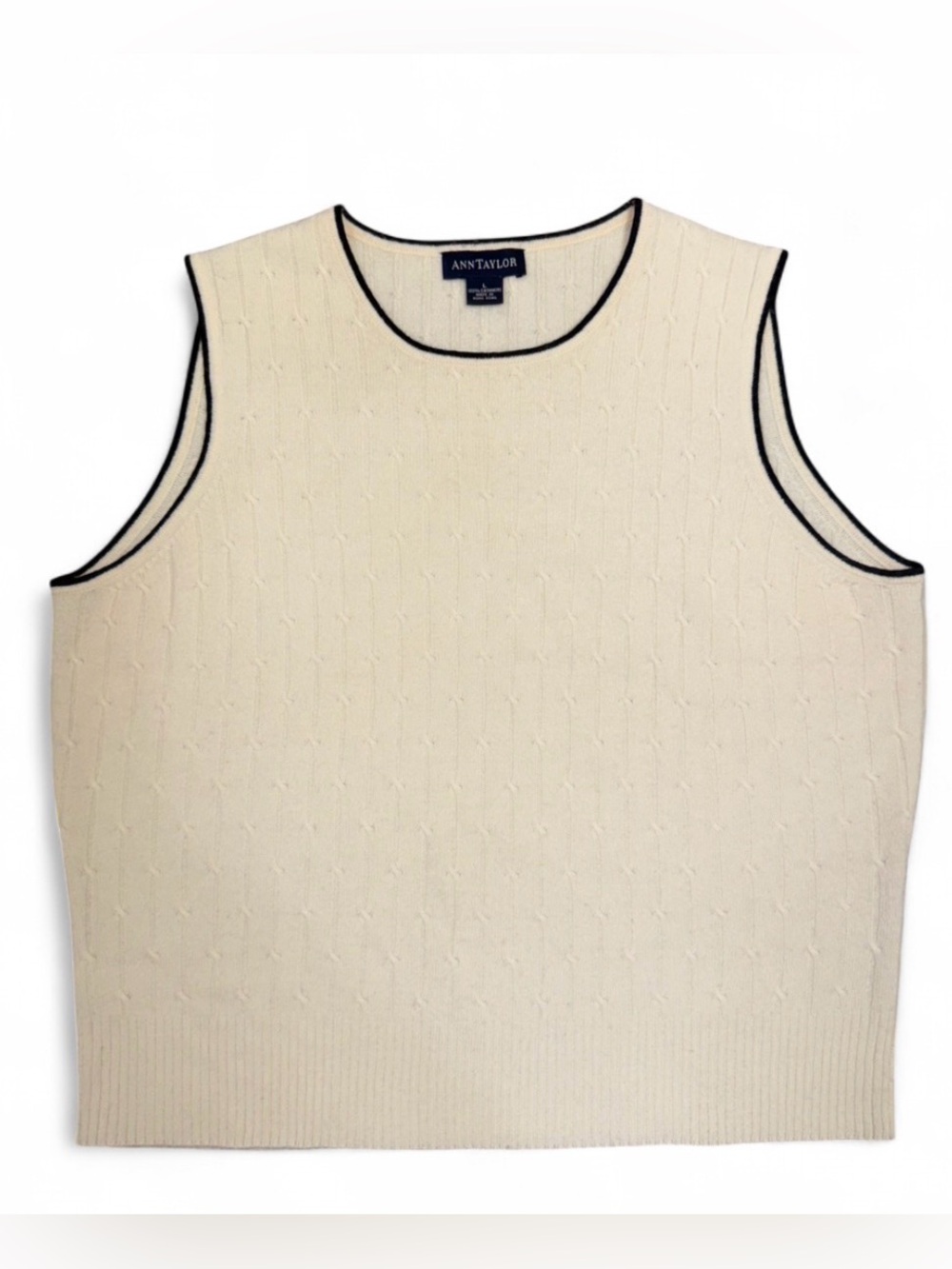 Ann Taylor Vintage 100% Cashmere Sweater Vest